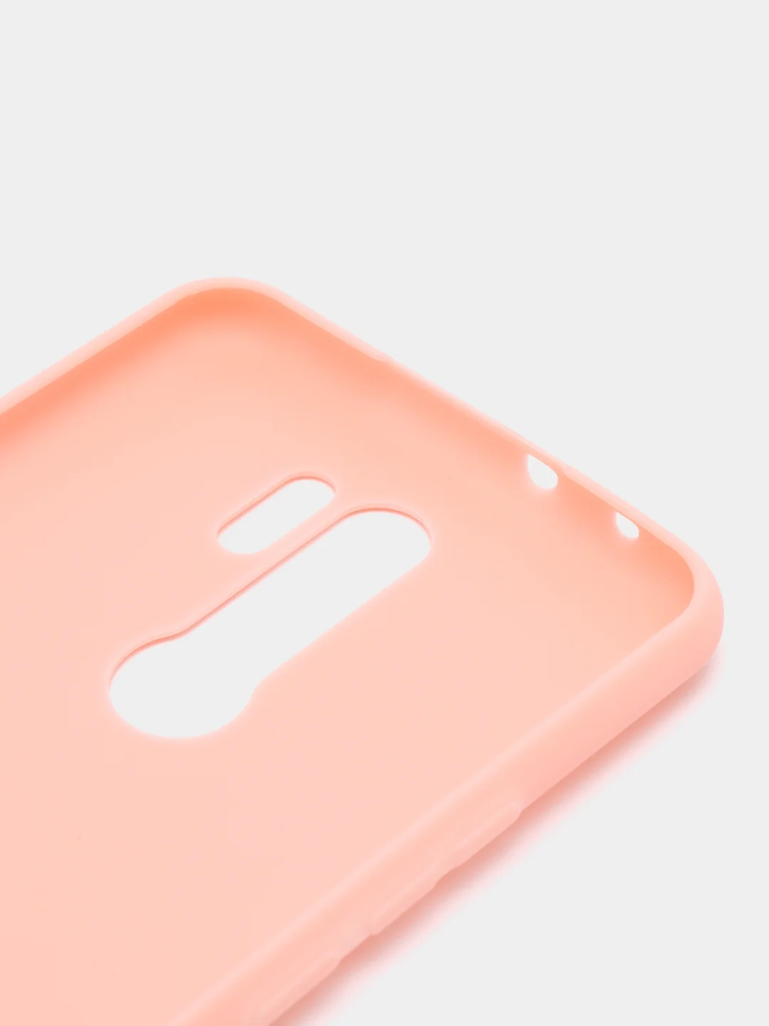 Коралловый меланж чехол силиконовый для Xiaomi Redmi 9, накладка, бампер черный LuxCase