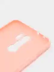 Коралловый меланж чехол силиконовый для Xiaomi Redmi 9, накладка, бампер черный LuxCase