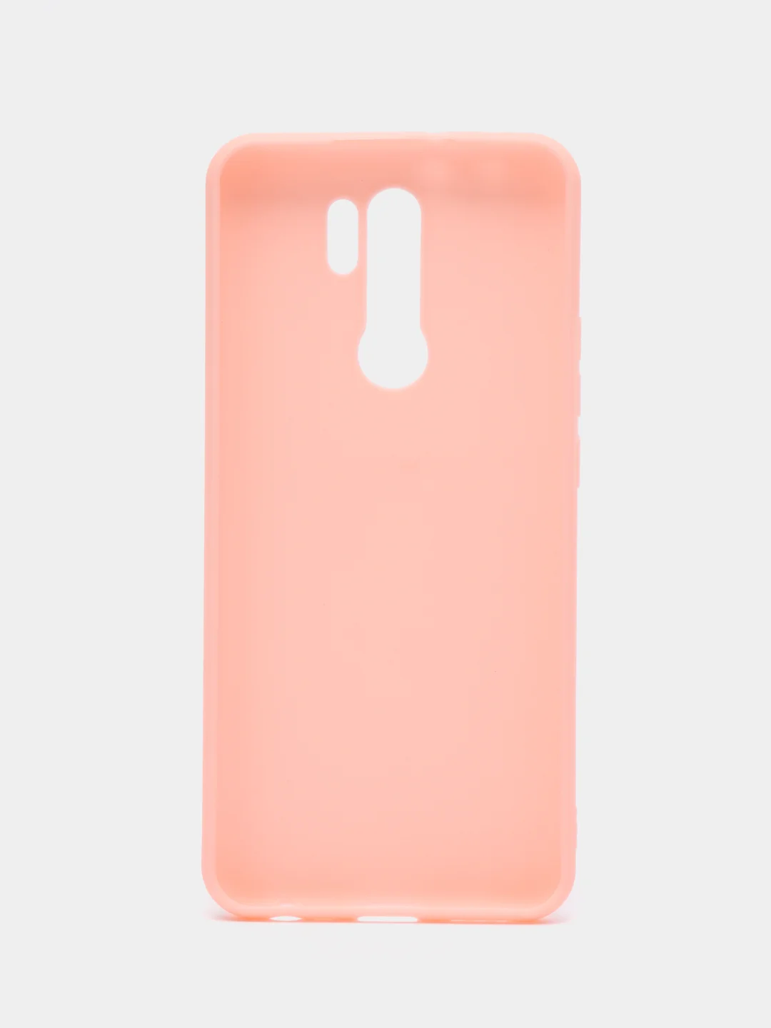 Коралловый меланж чехол силиконовый для Xiaomi Redmi 9, накладка, бампер черный LuxCase