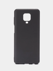 Чехол пластиковый для Xiaomi Redmi Note 9 Pro накладка бампер серый New Level
