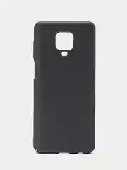 Серый чехол пластиковый для Xiaomi Redmi Note 9 Pro накладка бампер серый New Level