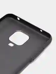 Серый чехол пластиковый для Xiaomi Redmi Note 9 Pro накладка бампер серый New Level