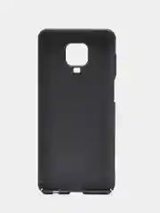 Серый чехол пластиковый для Xiaomi Redmi Note 9 Pro накладка бампер серый New Level