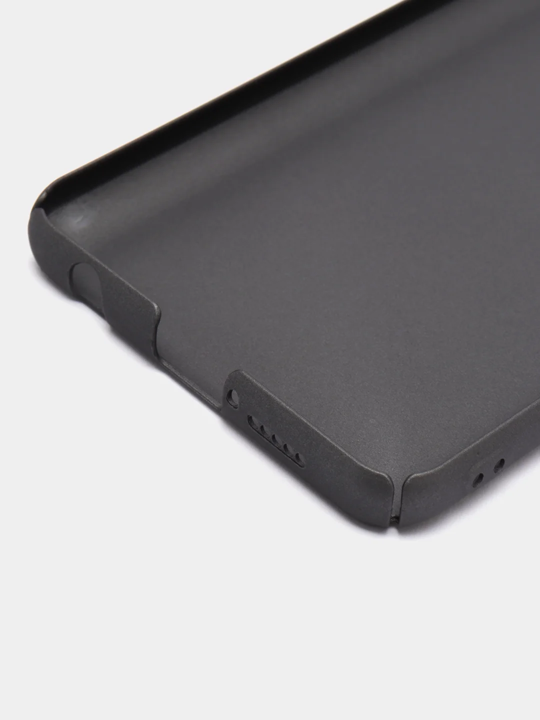 Серый чехол пластиковый для Xiaomi Redmi Note 9 Pro накладка бампер серый New Level