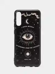 Индиго силиконовый чехол Samsung Galaxy A50 A30S A50S Самсунг А50 А30С А50С с принтом с рисунком