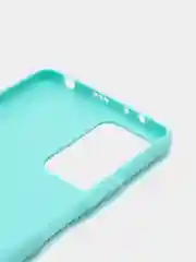Бирюзовый чехол силиконовый для Xiaomi Redmi Note 10 Pro бампер черный LuxCase