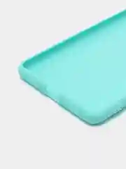 Бирюзовый чехол силиконовый для Xiaomi Redmi Note 10 Pro бампер черный LuxCase
