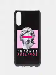 Золотой силиконовый чехол Samsung Galaxy A50 A30S A50S Самсунг А50 А30С А50С с принтом с рисунком