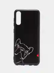 Песочный хаки силиконовый чехол Samsung Galaxy A50 A30S A50S Самсунг А50 А30С А50С с принтом с рисунком