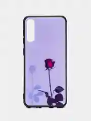 Серебряный силиконовый чехол Samsung Galaxy A50 A30S A50S Самсунг А50 А30С А50С с принтом с рисунком
