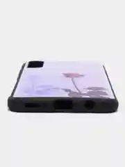 Серебряный силиконовый чехол Samsung Galaxy A50 A30S A50S Самсунг А50 А30С А50С с принтом с рисунком