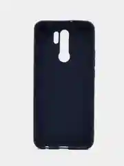 Коралловый меланж чехол силиконовый для Xiaomi Redmi 9, накладка, бампер черный LuxCase
