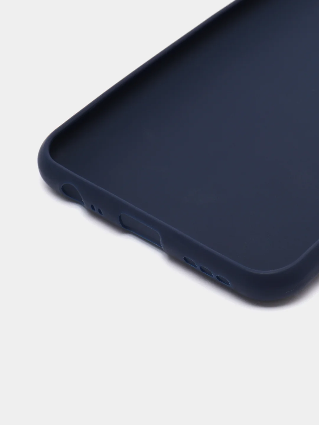 Коралловый меланж чехол силиконовый для Xiaomi Redmi 9, накладка, бампер черный LuxCase