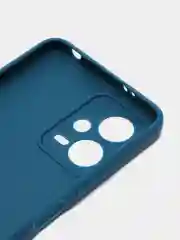 Синий чехол для Xiaomi Redmi Note 12 5G  / Poco X5 5G (Сяоми Нот 12 5 Джи / Поко Х5), прозрачный