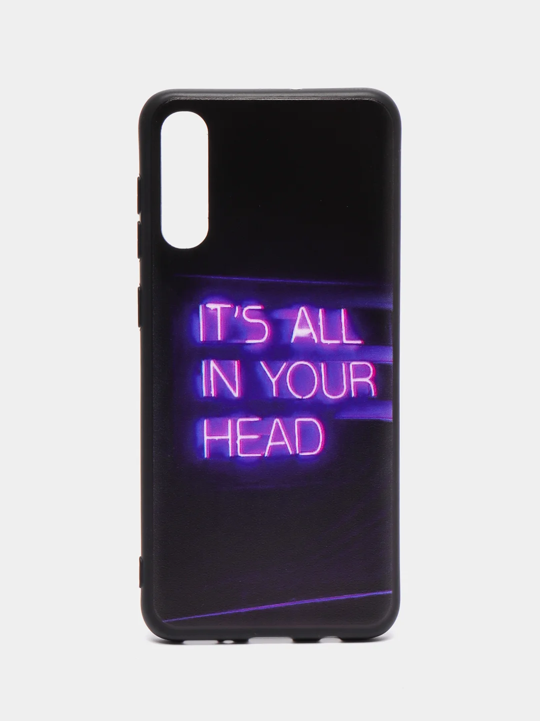 Серый силиконовый чехол Samsung Galaxy A50 A30S A50S Самсунг А50 А30С А50С с принтом с рисунком