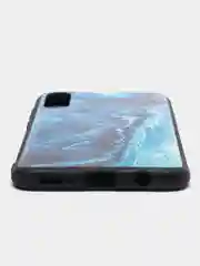 Тёмно-бирюзовый силиконовый чехол Samsung Galaxy A50 A30S A50S Самсунг А50 А30С А50С с принтом с рисунком
