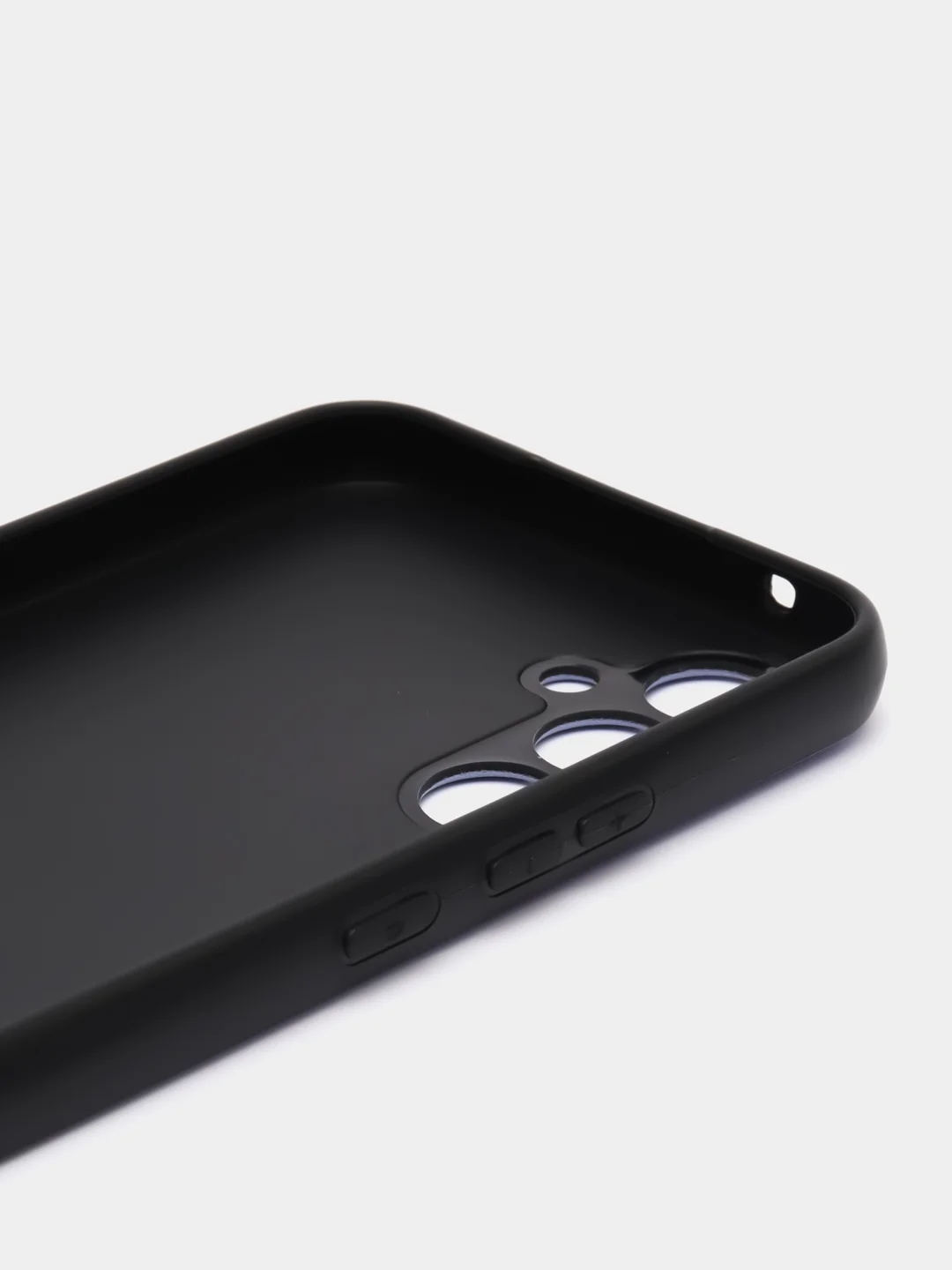 Серебряный силиконовый чехол для Samsung Galaxy A54 (Самсунг Галакси А54), с принтом, с рисунком