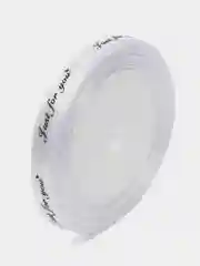 Белый атласная лента "Just for you" 10 мм