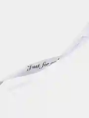 Белый атласная лента "Just for you" 10 мм