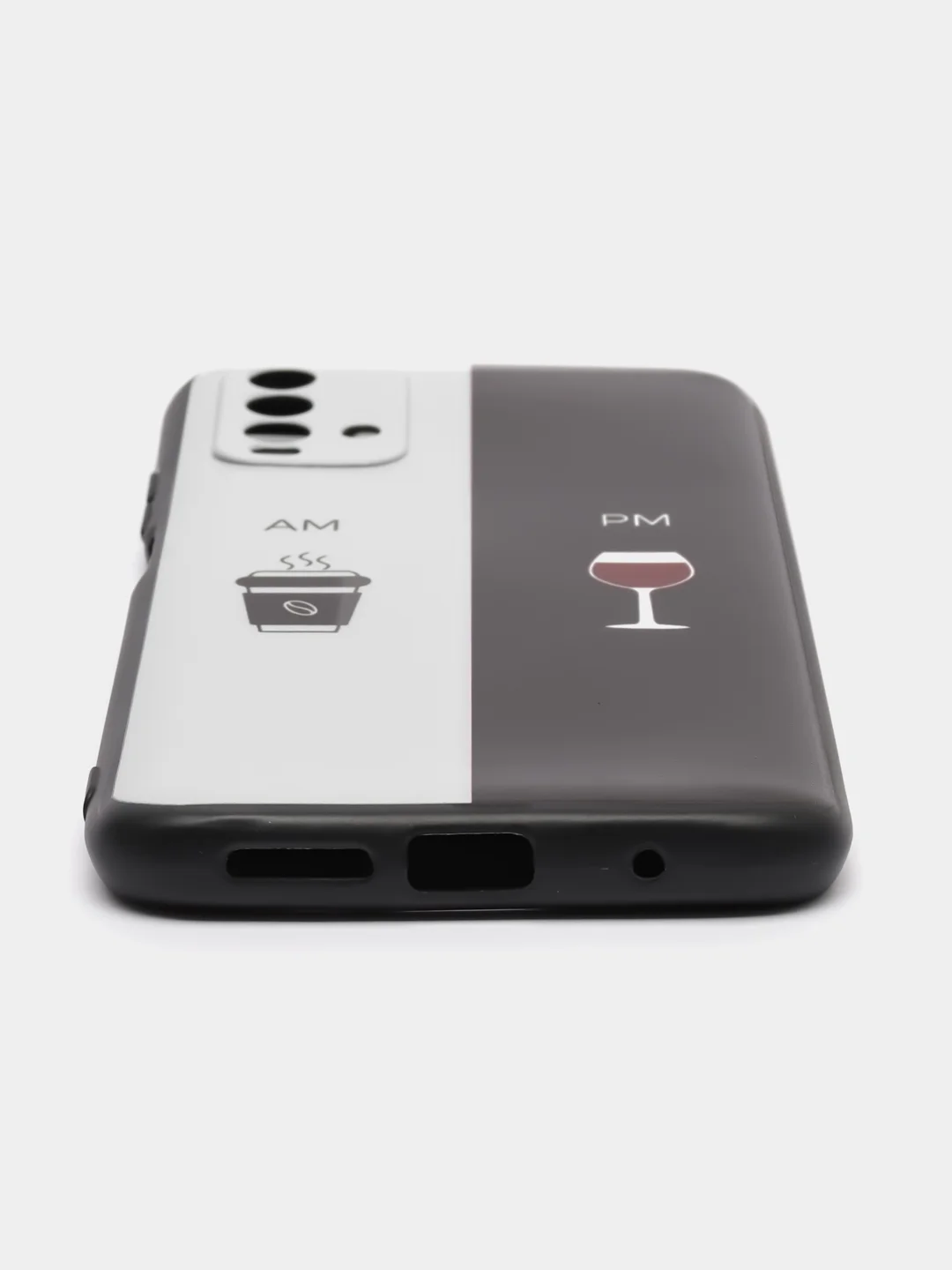 Бирюзовый силиконовый чехол для Xiaomi Redmi 9T (Сяоми Редми 9Т), с принтом, с рисунком