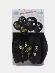 Красный шар латексный 12": "Будь собой", "Венсдей", "Аниме", 5 шт