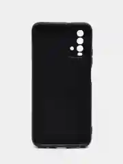 Серый силиконовый чехол для Xiaomi Redmi 9T (Сяоми Редми 9Т), с принтом, с рисунком