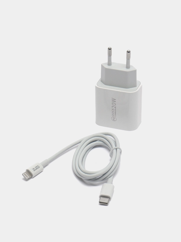 Зарядное устройство для iPhone, Type-C / Lightning, 20W