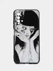 Белый силиконовый чехол для Xiaomi Redmi 9T (Сяоми Редми 9Т), с принтом, с рисунком