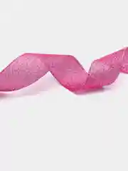 Розовый парчовая лента, 25 мм