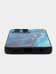 Тёмно-бирюзовый силиконовый чехол для Honor X6/Honor X8 5G (Хонор Х6/Х8 5г), с принтом, с рисунком