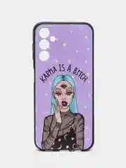 Пурпурный силиконовый чехол для Samsung Galaxy A14, с принтом, с рисунком, Самсунг Галаси А14