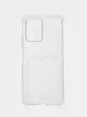 Прозрачный силиконовый чехол Xiaomi POCO X4 GT (Сяоми Поко Х4 ГТ), с карманом для карт, прозрачный