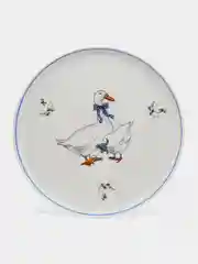 Блюдо для пиццы "Гуси"
