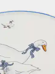 Блюдо для пиццы "Гуси"