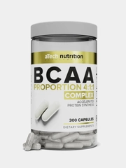 Аминокислотный комплекс ВСАА 4:1:1, ATech nutrition, 300капс