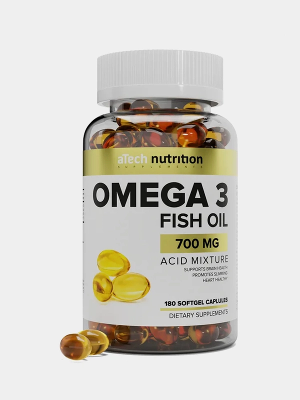 БАД Омега 3, ATech nutrition, 180 капс