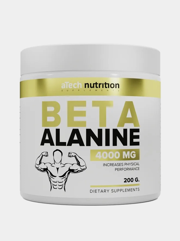 Бета-Аланин, ATech nutrition, без вкуса, 200г