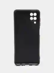 Серый силиконовый чехол для Samsung Galaxy A12 / M12, с принтом, с рисунком (Самсунг А12 / М12)