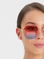 Розовый солнцезащитные очки