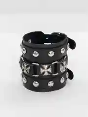 Браслет с клёпками, унисекс