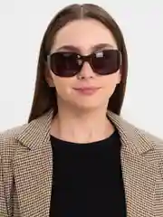 Хаки очки женские солнцезащитные