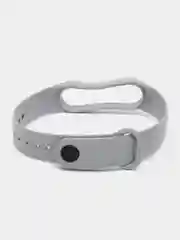 Серый силиконовый ремешок для фитнес браслета Xiaomi Mi Band 3 / 4 / 5 / 6