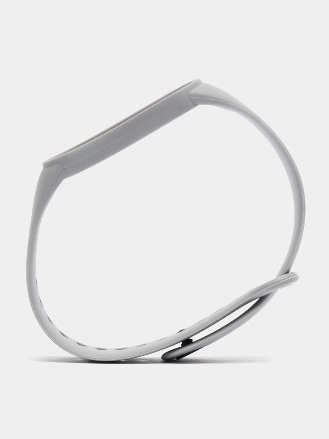 Серый силиконовый ремешок для фитнес браслета Xiaomi Mi Band 3 / 4 / 5 / 6