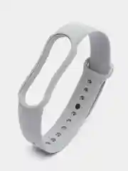 Серый силиконовый ремешок для фитнес браслета Xiaomi Mi Band 3 / 4 / 5 / 6