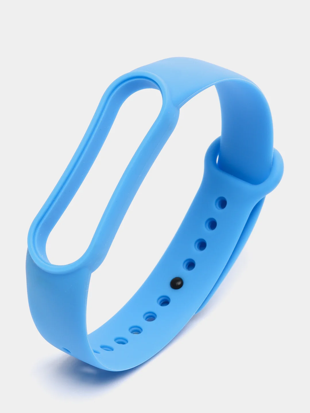 Синий силиконовый ремешок для фитнес браслета Xiaomi Mi Band 3 / 4 / 5 / 6
