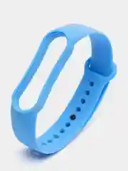 Синий силиконовый ремешок для фитнес браслета Xiaomi Mi Band 3 / 4 / 5 / 6