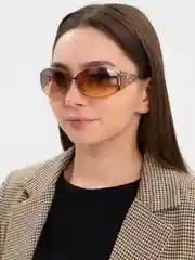 Золотой очки женские, солнцезащитные