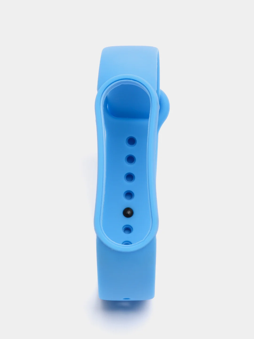 Синий силиконовый ремешок для фитнес браслета Xiaomi Mi Band 3 / 4 / 5 / 6