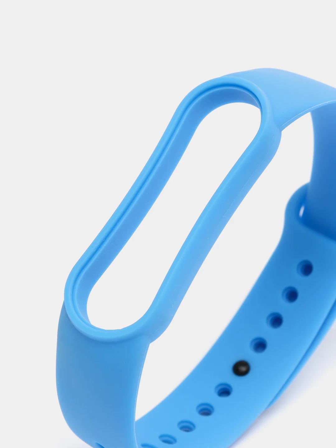Синий силиконовый ремешок для фитнес браслета Xiaomi Mi Band 3 / 4 / 5 / 6