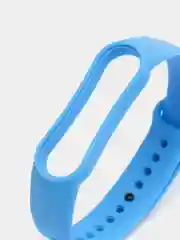 Синий силиконовый ремешок для фитнес браслета Xiaomi Mi Band 3 / 4 / 5 / 6